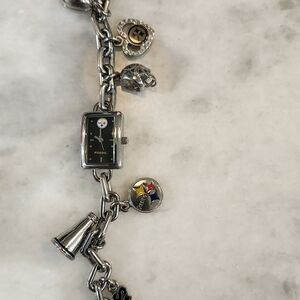 Pittsburgh Steelers Fossil charm bracelet watch